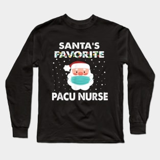 Santa's Favorite Pacu Nurse Long Sleeve T-Shirt